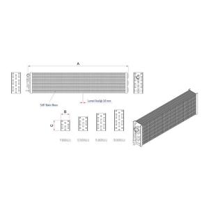 Azak Sr 1500.9.3 150 Reyon Soğutucu 9'lu - 5/8