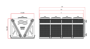 DRV 3610-580 3608 m² KABİNLİ KONDENSER
