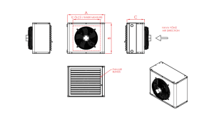 APS 40 19,8 m²  Aksiyal Buhar Apareyi