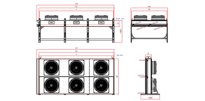 YDK 220 463 218 m² KABİNLİ KONDENSER
