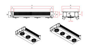 ATK 330 54 36,9 m² TAVAN EVAPORATÖR