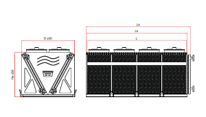 DRV 3610 1080 3608 m² KABİNLİ KONDENSER