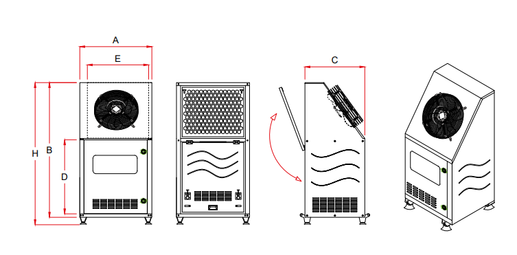 KBD 20 135 20 m² KABİNLİ KONDENSER