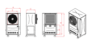 KBM 40 150 39 m² KABİNLİ KONDENSER