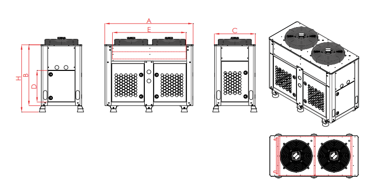 KBT 100 250 102 m² KABİNLİ KONDENSER