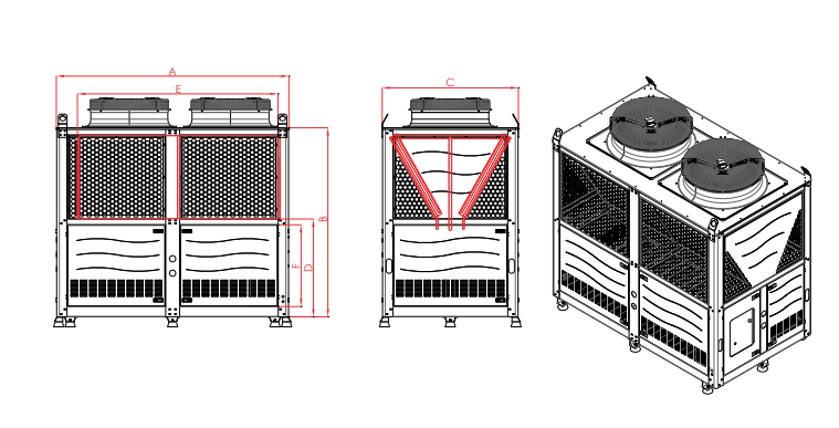 KBVO 345 263 342 m² KABİNLİ KONDENSER