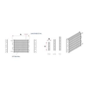Azak Ays 540 Evaporatör 5'li Yan 40x10 1,79 M2